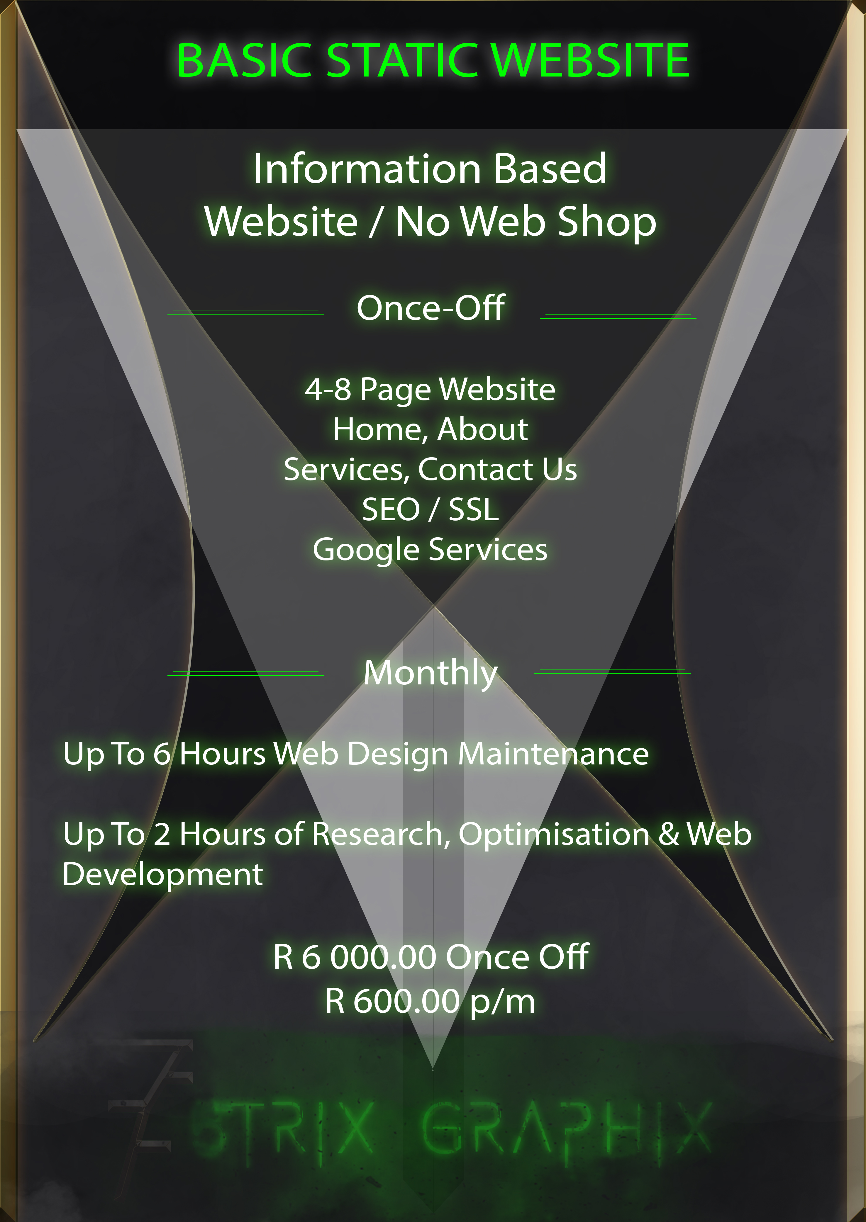 basic static website prices